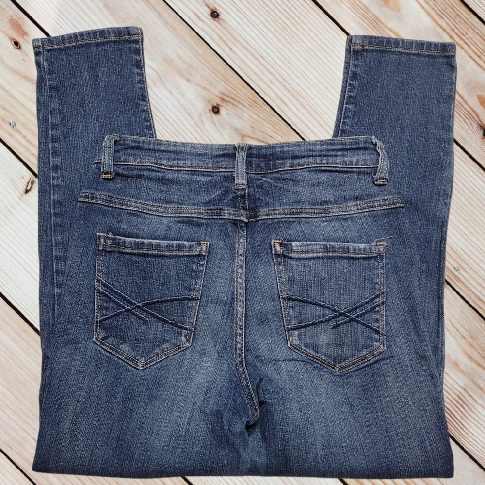 Aeropostale Bree Hi Rise Jeffing Button Fly Sz 2 - Picture 4 of 6